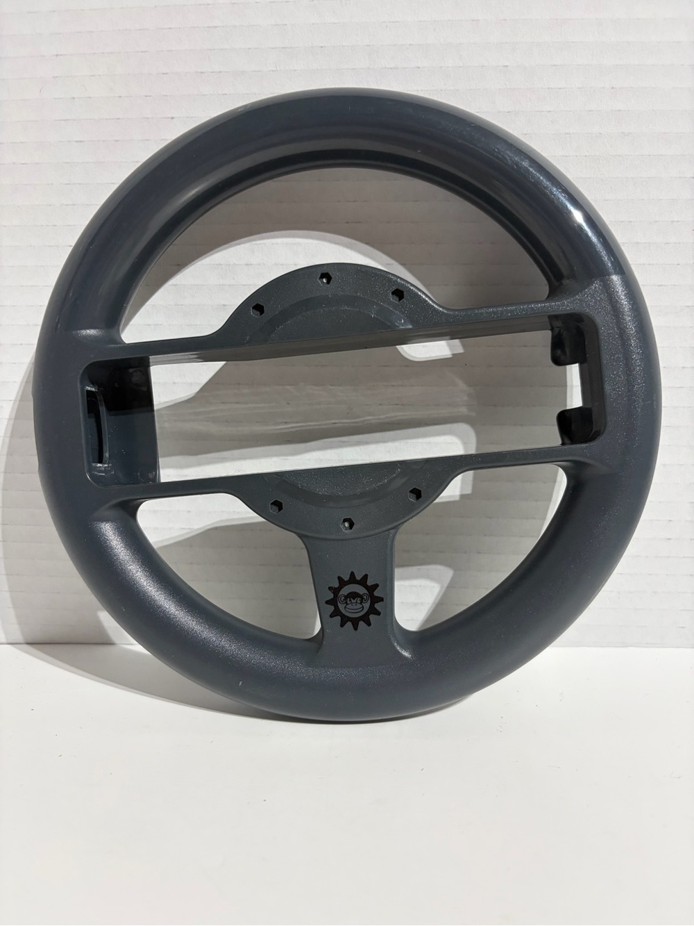Gear Monkey Racing Wheel for Nintendo Wii Black Gearmonkey Video Gaming Vintage
